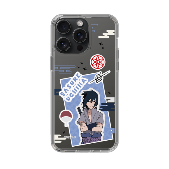 スリムプロテクションケース［ NARUTO -ナルト- 疾風伝 - ステッカー - うちはサスケ ］