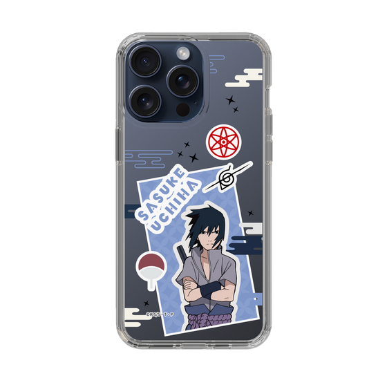 スリムプロテクションケース［ NARUTO -ナルト- 疾風伝 - ステッカー - うちはサスケ ］