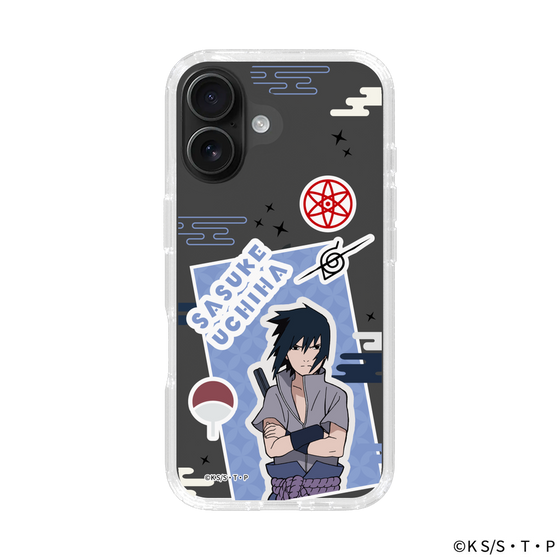 スリムプロテクションケース［ NARUTO -ナルト- 疾風伝 - ステッカー - うちはサスケ ］