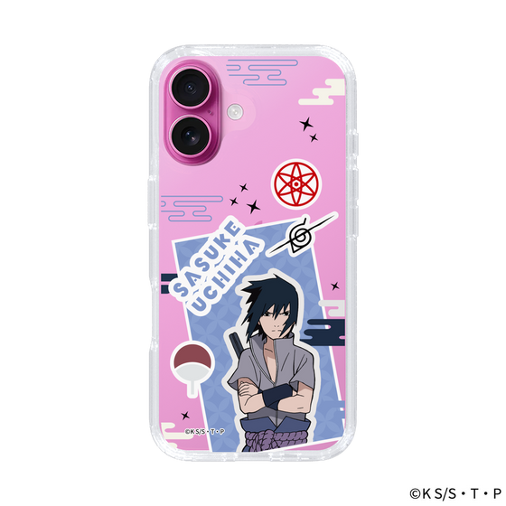 スリムプロテクションケース［ NARUTO -ナルト- 疾風伝 - ステッカー - うちはサスケ ］