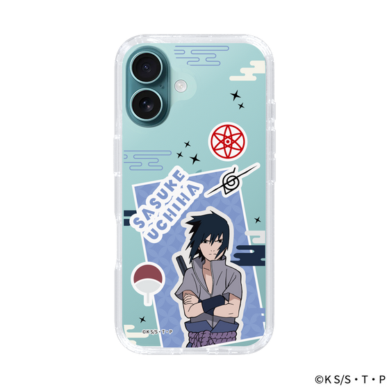 スリムプロテクションケース［ NARUTO -ナルト- 疾風伝 - ステッカー - うちはサスケ ］