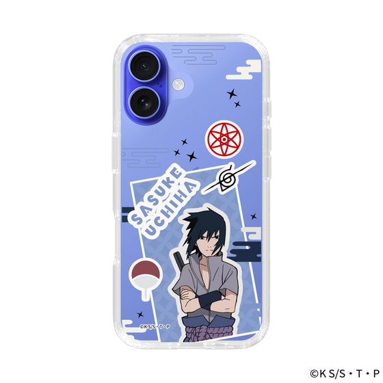スリムプロテクションケース［ NARUTO -ナルト- 疾風伝 - ステッカー - うちはサスケ ］