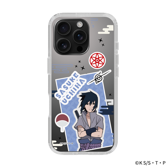 スリムプロテクションケース［ NARUTO -ナルト- 疾風伝 - ステッカー - うちはサスケ ］