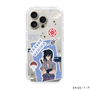 スリムプロテクションケース［ NARUTO -ナルト- 疾風伝 - ステッカー - うちはサスケ ］