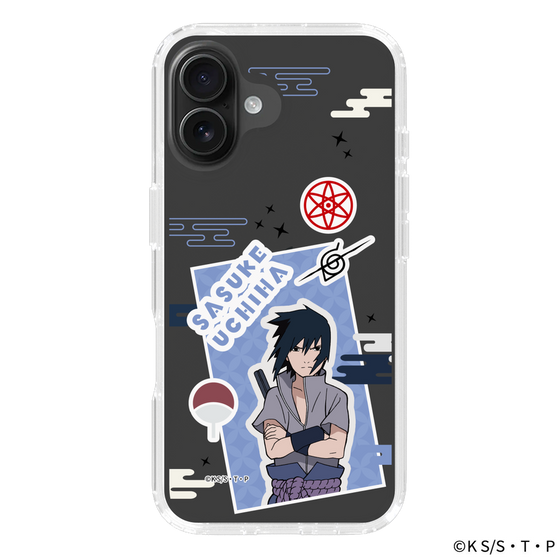 スリムプロテクションケース［ NARUTO -ナルト- 疾風伝 - ステッカー - うちはサスケ ］