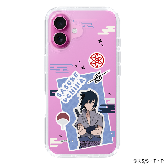 スリムプロテクションケース［ NARUTO -ナルト- 疾風伝 - ステッカー - うちはサスケ ］