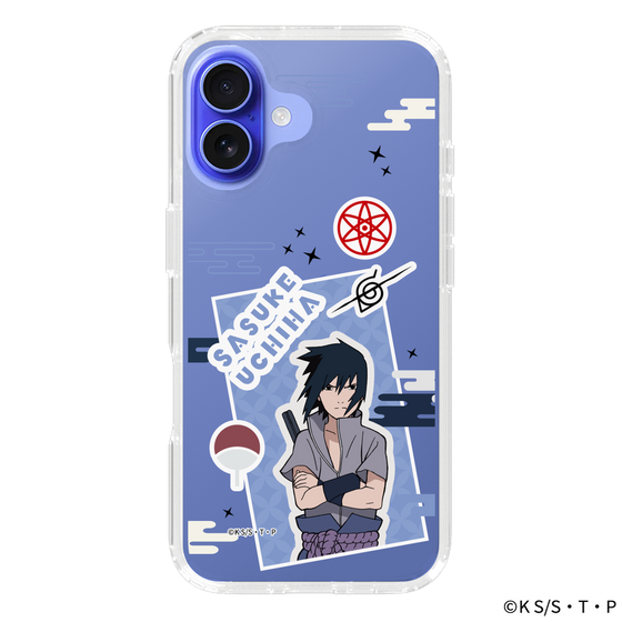 スリムプロテクションケース［ NARUTO -ナルト- 疾風伝 - ステッカー - うちはサスケ ］