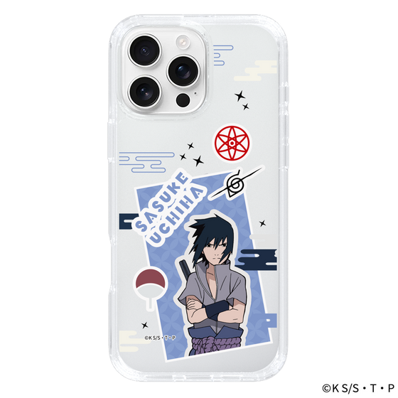 スリムプロテクションケース［ NARUTO-ナルト- 疾風伝 - ステッカー - うちはサスケ ］