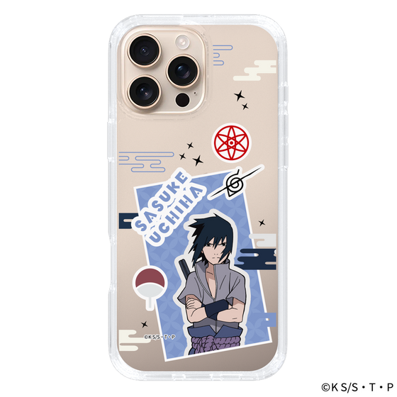 スリムプロテクションケース［ NARUTO -ナルト- 疾風伝 - ステッカー - うちはサスケ ］