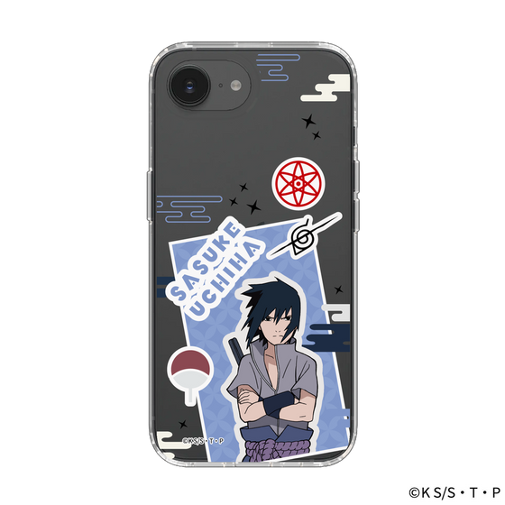 スリムプロテクションケース［ NARUTO -ナルト- 疾風伝 - ステッカー - うちはサスケ ］