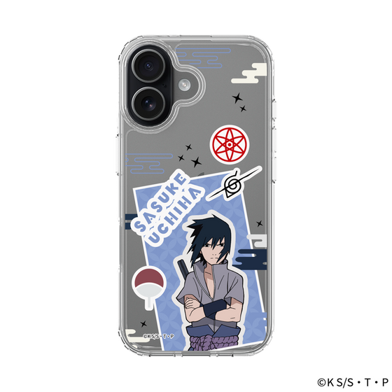 スリムプロテクションケース［ NARUTO -ナルト- 疾風伝 - ステッカー - うちはサスケ ］
