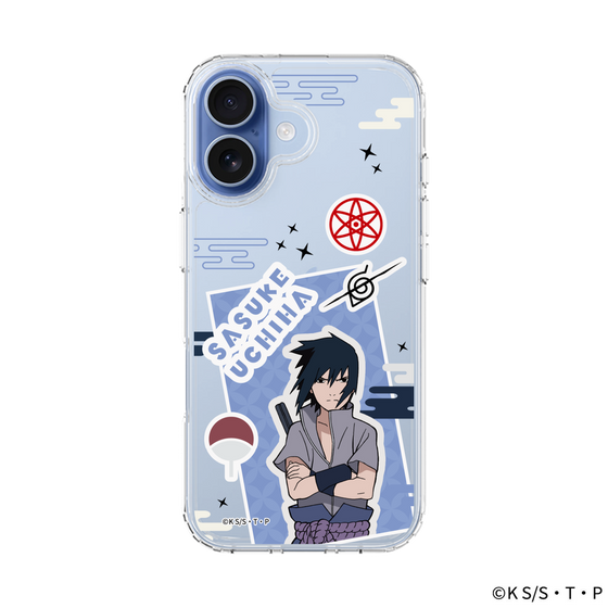 スリムプロテクションケース［ NARUTO -ナルト- 疾風伝 - ステッカー - うちはサスケ ］