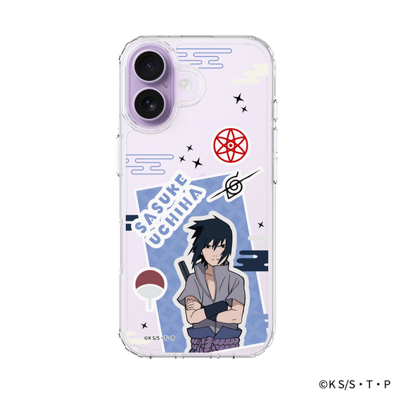 スリムプロテクションケース［ NARUTO -ナルト- 疾風伝 - ステッカー - うちはサスケ ］