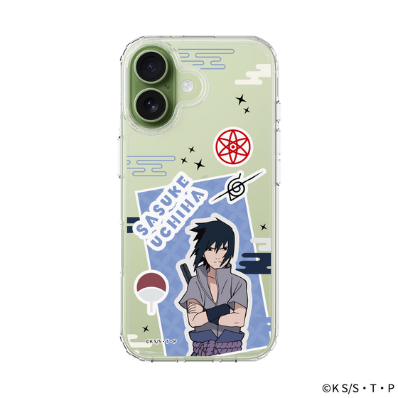 スリムプロテクションケース［ NARUTO -ナルト- 疾風伝 - ステッカー - うちはサスケ ］