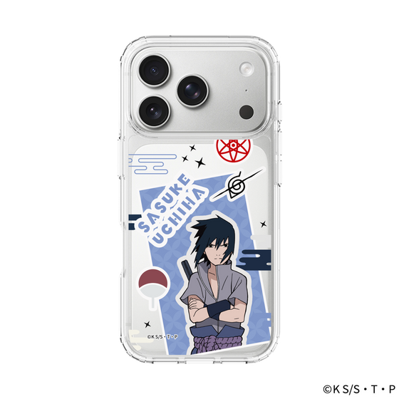 スリムプロテクションケース［ NARUTO-ナルト- 疾風伝 - ステッカー - うちはサスケ ］