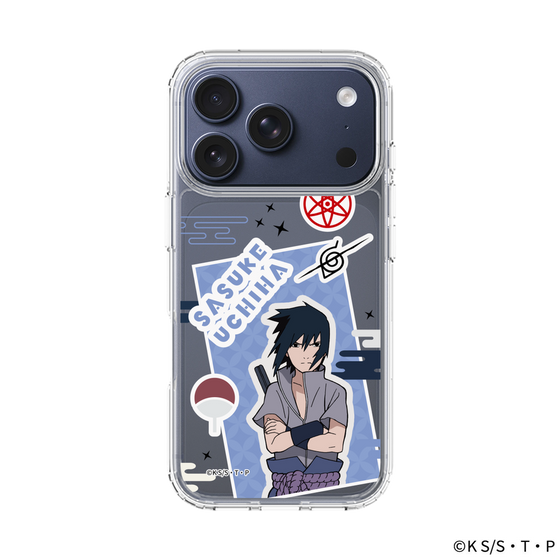 スリムプロテクションケース［ NARUTO -ナルト- 疾風伝 - ステッカー - うちはサスケ ］