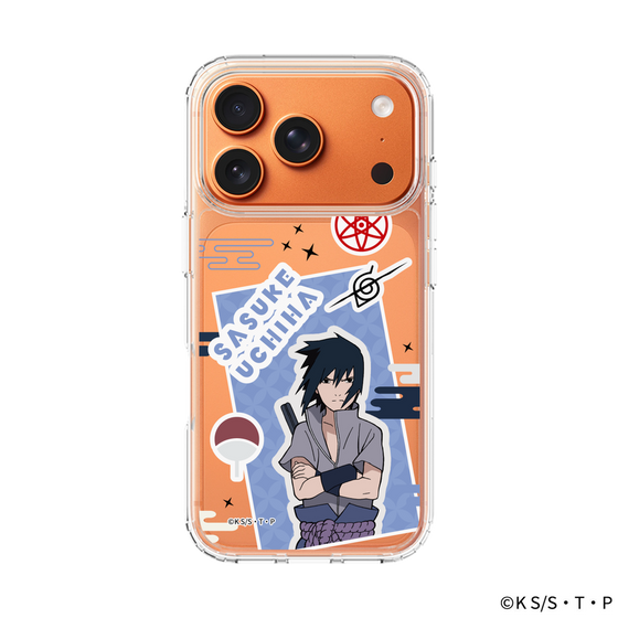 スリムプロテクションケース［ NARUTO -ナルト- 疾風伝 - ステッカー - うちはサスケ ］