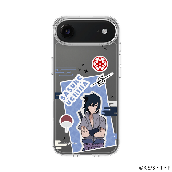 スリムプロテクションケース［ NARUTO -ナルト- 疾風伝 - ステッカー - うちはサスケ ］
