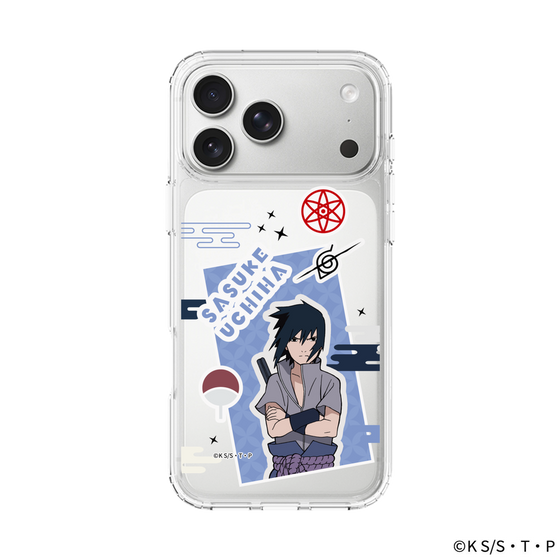 スリムプロテクションケース［ NARUTO-ナルト- 疾風伝 - ステッカー - うちはサスケ ］