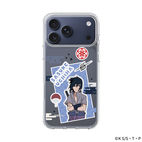 スリムプロテクションケース［ NARUTO -ナルト- 疾風伝 - ステッカー - うちはサスケ ］