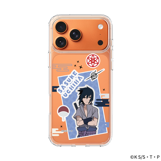 スリムプロテクションケース［ NARUTO -ナルト- 疾風伝 - ステッカー - うちはサスケ ］