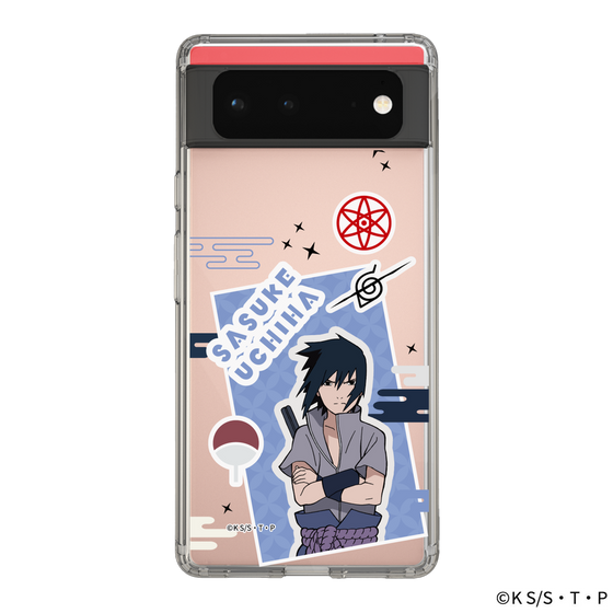 スリムプロテクションケース［ NARUTO -ナルト- 疾風伝 - ステッカー - うちはサスケ ］
