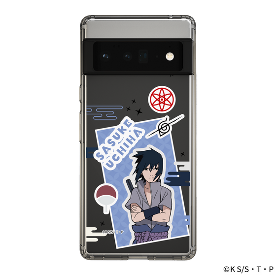 スリムプロテクションケース［ NARUTO-ナルト- 疾風伝 - ステッカー - うちはサスケ ］