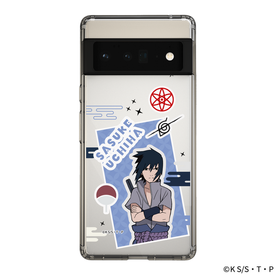 スリムプロテクションケース［ NARUTO -ナルト- 疾風伝 - ステッカー - うちはサスケ ］