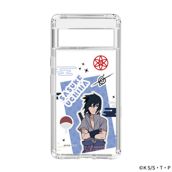 スリムプロテクションケース［ NARUTO -ナルト- 疾風伝 - ステッカー - うちはサスケ ］