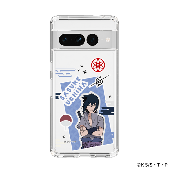 スリムプロテクションケース［ NARUTO -ナルト- 疾風伝 - ステッカー - うちはサスケ ］