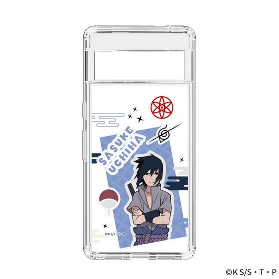 スリムプロテクションケース［ NARUTO -ナルト- 疾風伝 - ステッカー - うちはサスケ ］