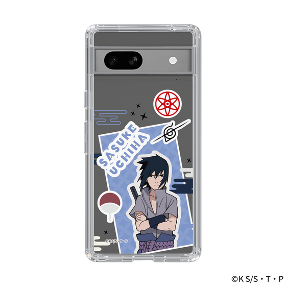 スリムプロテクションケース［ NARUTO -ナルト- 疾風伝 - ステッカー - うちはサスケ ］