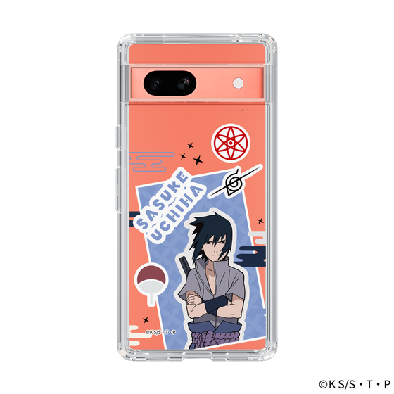 スリムプロテクションケース［ NARUTO -ナルト- 疾風伝 - ステッカー - うちはサスケ ］