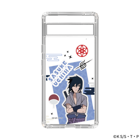 スリムプロテクションケース［ NARUTO -ナルト- 疾風伝 - ステッカー - うちはサスケ ］