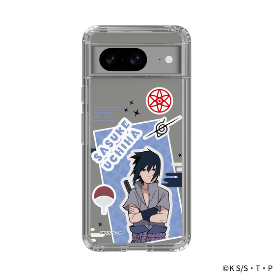スリムプロテクションケース［ NARUTO -ナルト- 疾風伝 - ステッカー - うちはサスケ ］