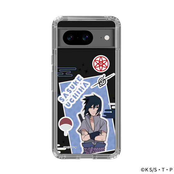 スリムプロテクションケース［ NARUTO -ナルト- 疾風伝 - ステッカー - うちはサスケ ］