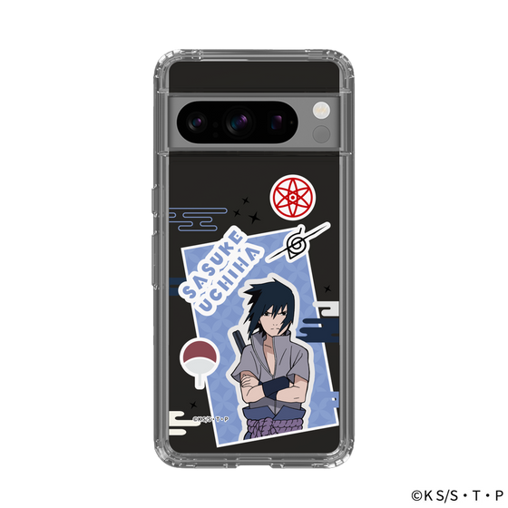 スリムプロテクションケース［ NARUTO -ナルト- 疾風伝 - ステッカー - うちはサスケ ］