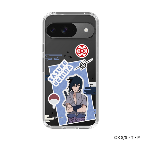 スリムプロテクションケース［ NARUTO -ナルト- 疾風伝 - ステッカー - うちはサスケ ］
