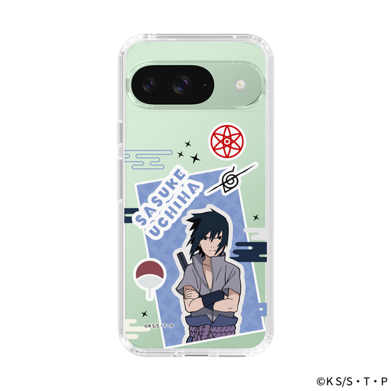 スリムプロテクションケース［ NARUTO -ナルト- 疾風伝 - ステッカー - うちはサスケ ］