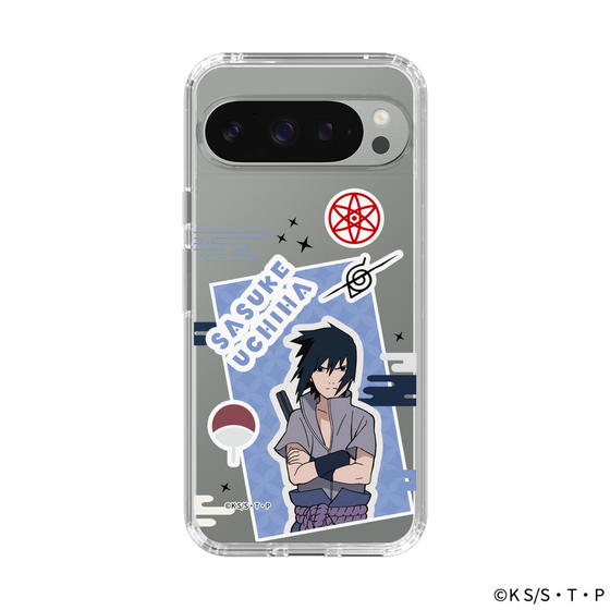 スリムプロテクションケース［ NARUTO -ナルト- 疾風伝 - ステッカー - うちはサスケ ］