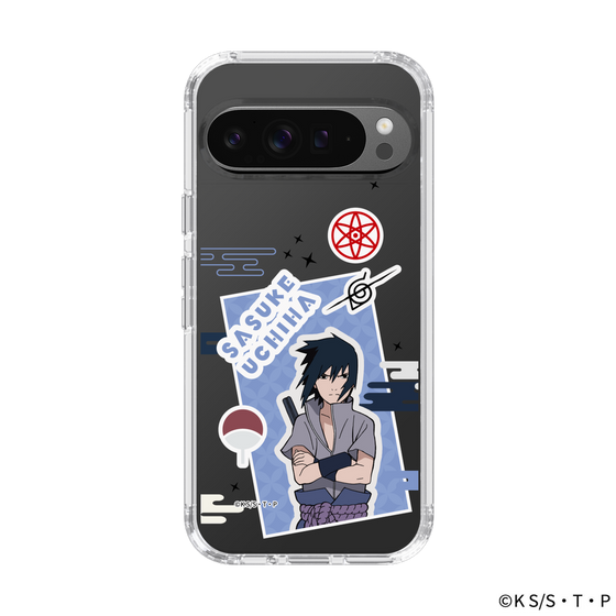 スリムプロテクションケース［ NARUTO -ナルト- 疾風伝 - ステッカー - うちはサスケ ］