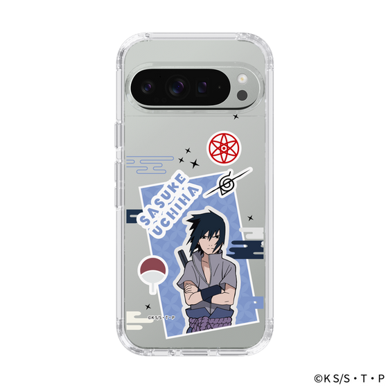 スリムプロテクションケース［ NARUTO -ナルト- 疾風伝 - ステッカー - うちはサスケ ］