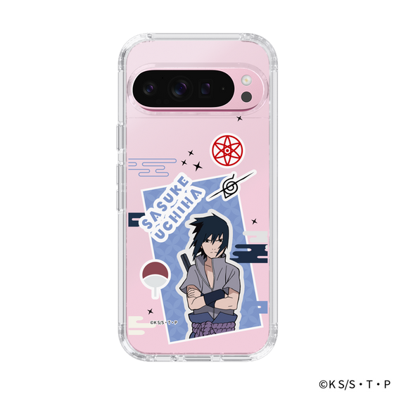 スリムプロテクションケース［ NARUTO -ナルト- 疾風伝 - ステッカー - うちはサスケ ］