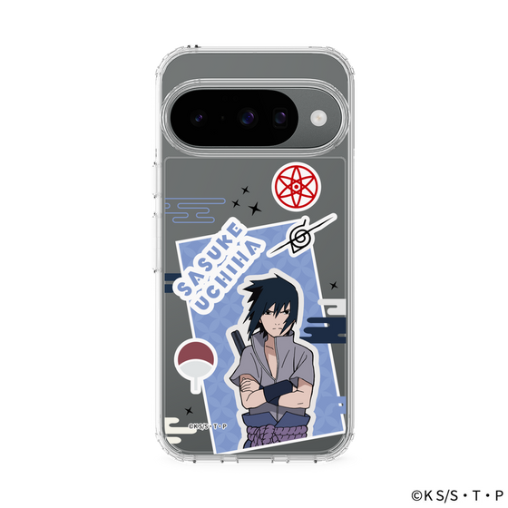 スリムプロテクションケース［ NARUTO -ナルト- 疾風伝 - ステッカー - うちはサスケ ］