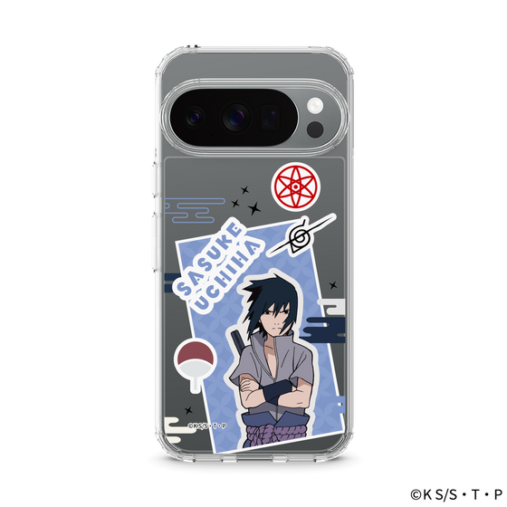 スリムプロテクションケース［ NARUTO -ナルト- 疾風伝 - ステッカー - うちはサスケ ］