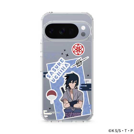 スリムプロテクションケース［ NARUTO -ナルト- 疾風伝 - ステッカー - うちはサスケ ］