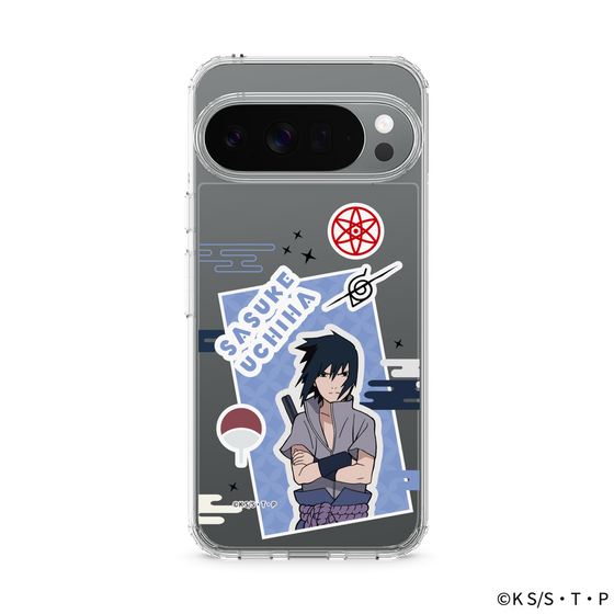 スリムプロテクションケース［ NARUTO -ナルト- 疾風伝 - ステッカー - うちはサスケ ］