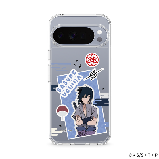 スリムプロテクションケース［ NARUTO -ナルト- 疾風伝 - ステッカー - うちはサスケ ］