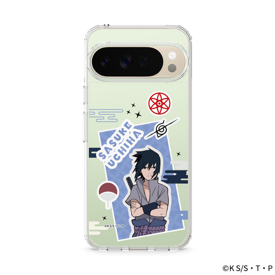 スリムプロテクションケース［ NARUTO -ナルト- 疾風伝 - ステッカー - うちはサスケ ］