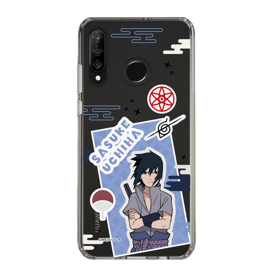 スリムプロテクションケース［ NARUTO -ナルト- 疾風伝 - ステッカー - うちはサスケ ］